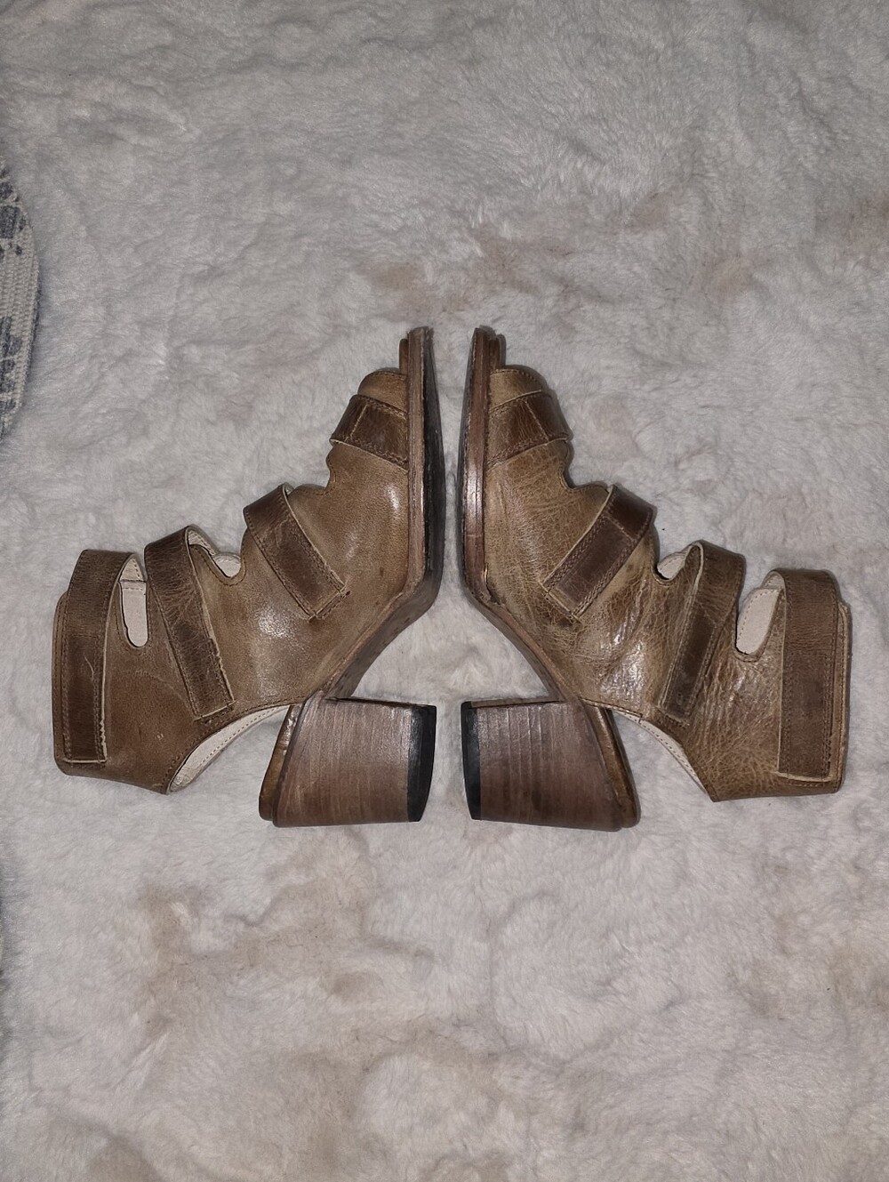 Freebird by Steven Quail Tan Leather Booties  8 - Picture 4 of 6